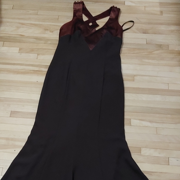 Vintage Joseph Ribkoff vintage brown mother of the bride maxi dress siz… - Picture 4 of 14